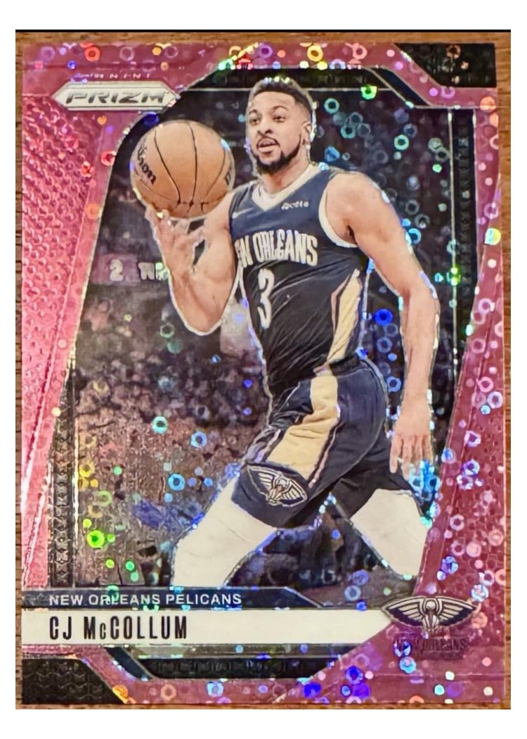 2024-25 Panini Prizm Base Set CJ McCollum #160 card