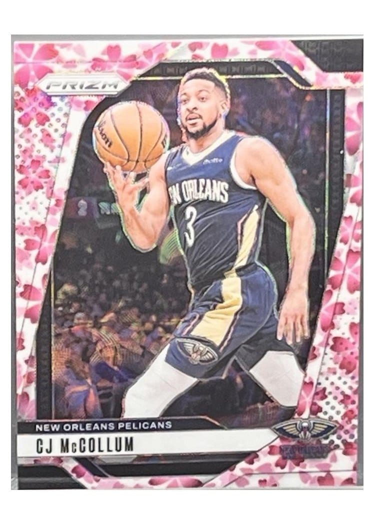 2024-25 Panini Prizm Base Set CJ McCollum #160 card