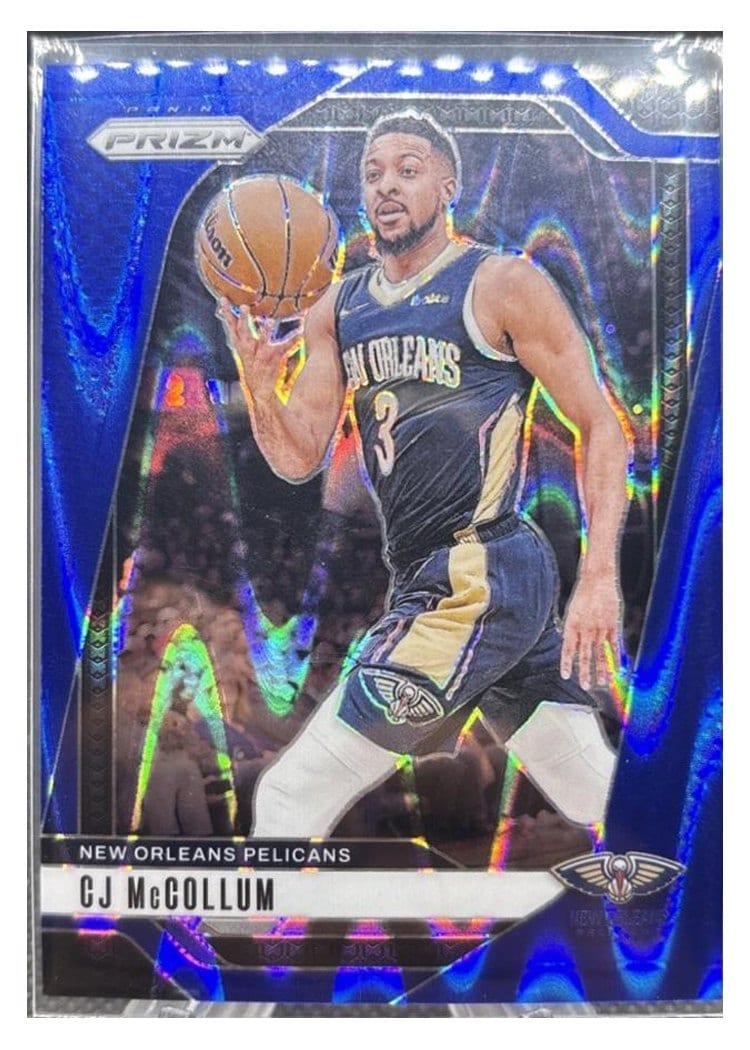 2024-25 Panini Prizm Base Set CJ McCollum #160 card