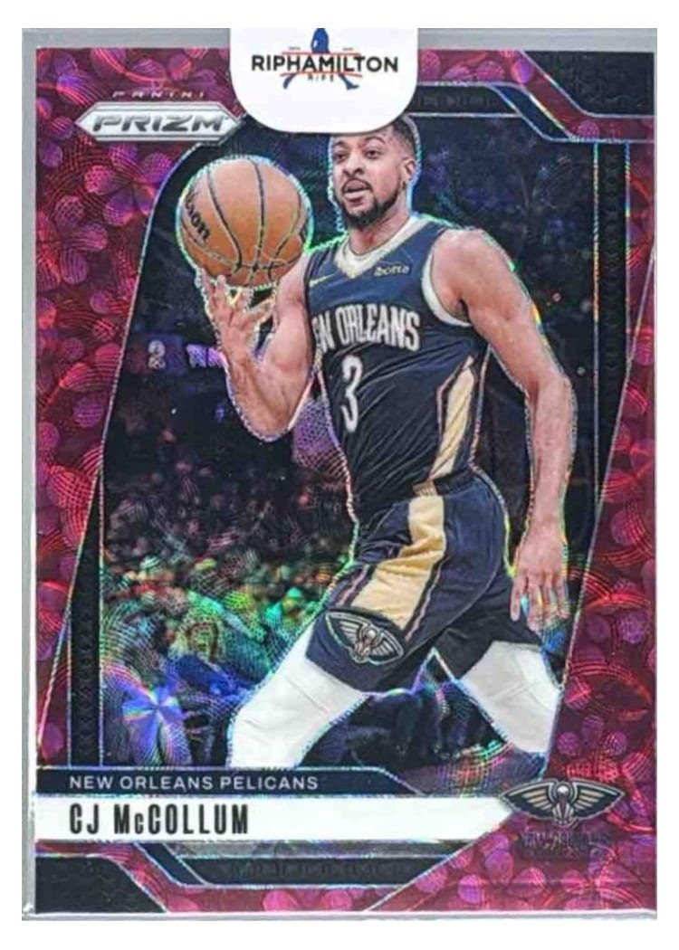 2024-25 Panini Prizm Base Set CJ McCollum #160 card