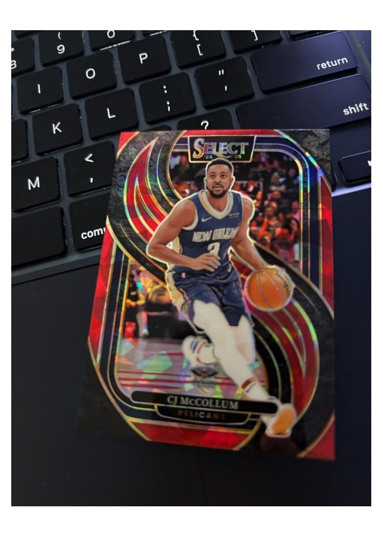 2024-25 Panini Select Base Set CJ McCollum #133 card
