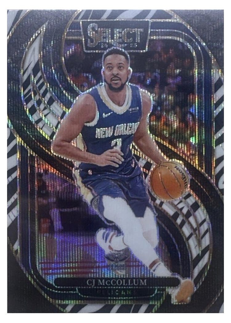 2024-25 Panini Select Base Set CJ McCollum #133 card