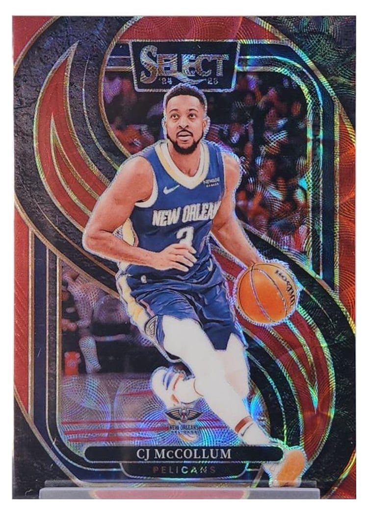 2024-25 Panini Select Base Set CJ McCollum #133 card