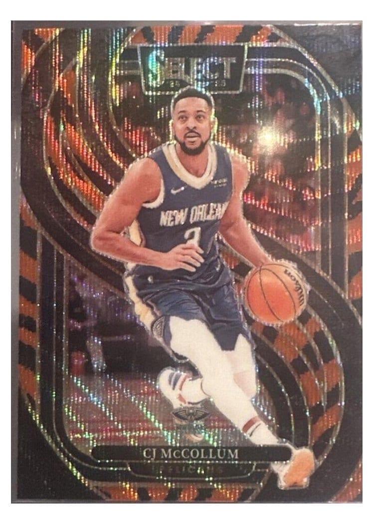 2024-25 Panini Select Base Set CJ McCollum #133 card