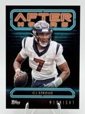2024 Topps Midnight After Hours CJ Stroud #AH-11 card