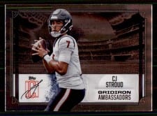 2024 Topps Signature Class Gridiron Ambassadors CJ Stroud #GA-13 card