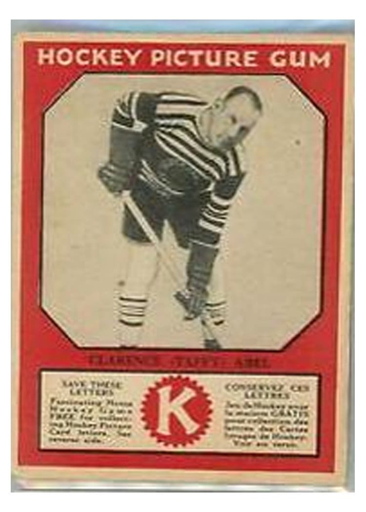 1933 V252 Canadian Gum Clarence Abel card
