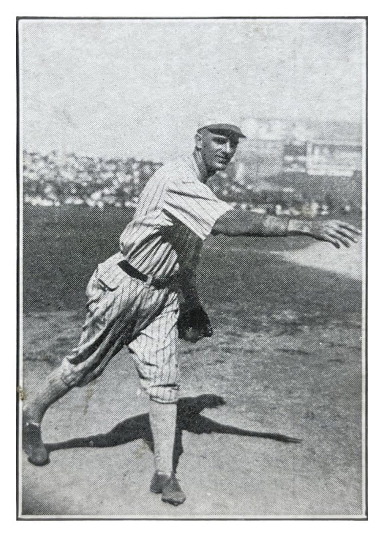 1922 E121 American Caramel Series of 120 Clarence Hodge card