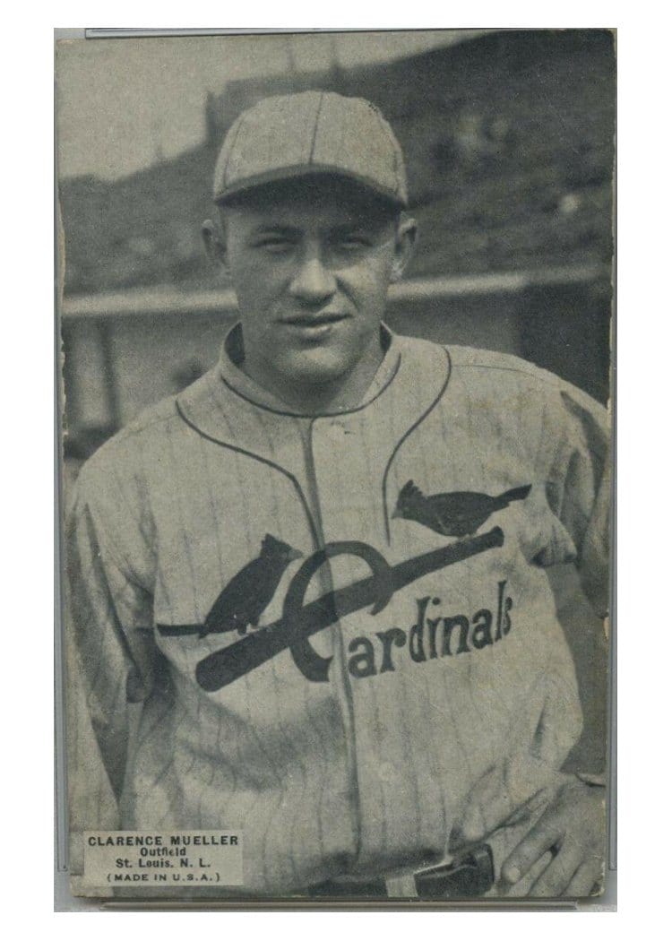 1926 Exhibits Clarence Mueller card