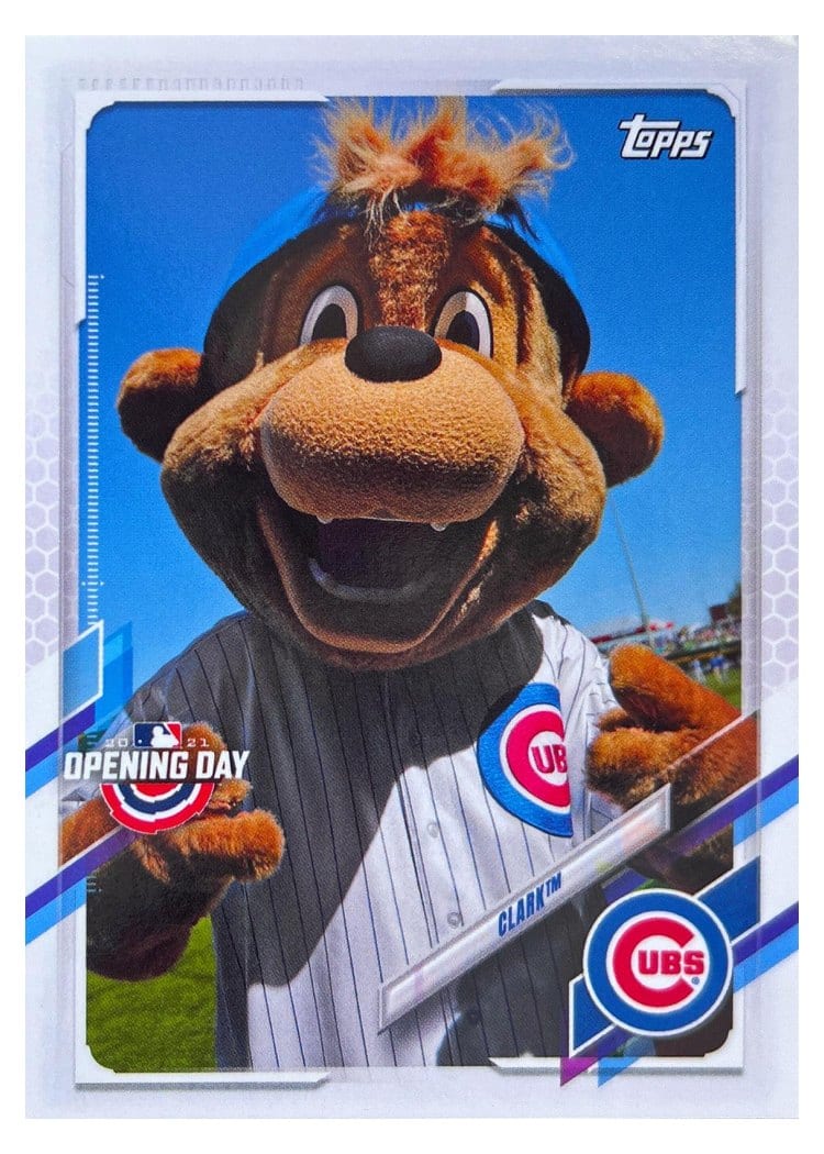 2021 Topps Opening Day Mascots Clark #M-1 card