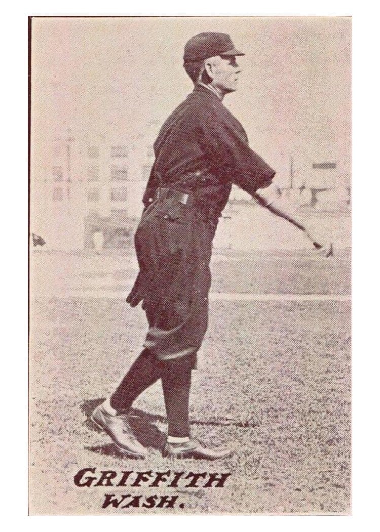 1913 National Game Clark Griffith card