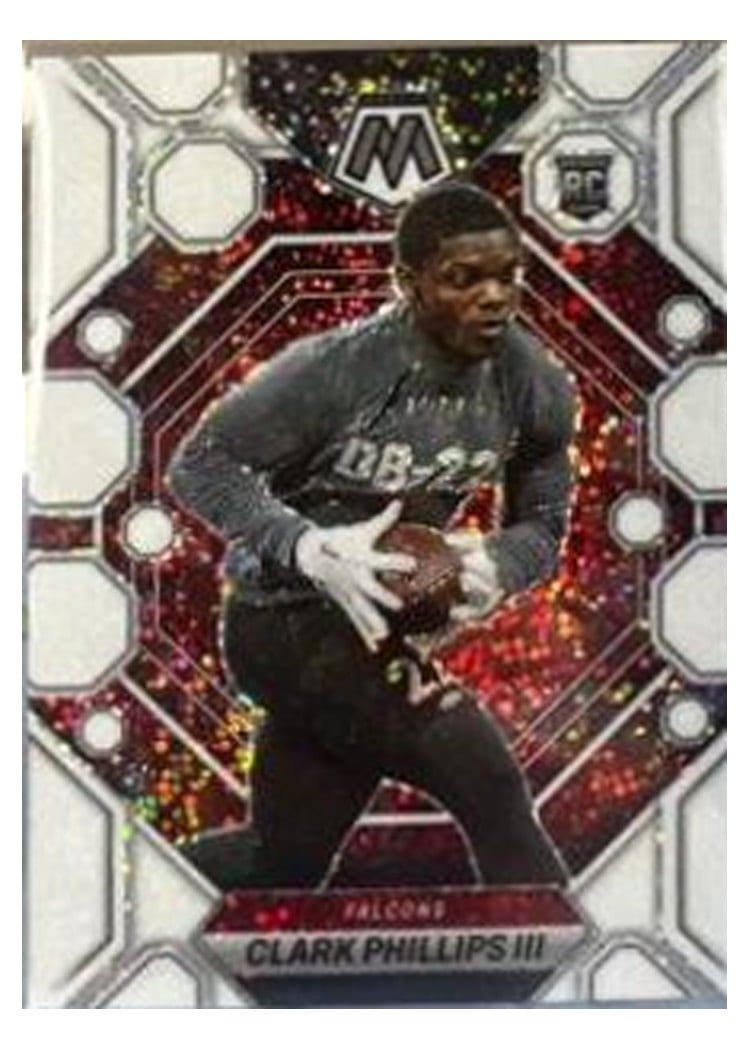 2023 Panini Mosaic Base Set Clark Phillips III White Sparkle #301 card