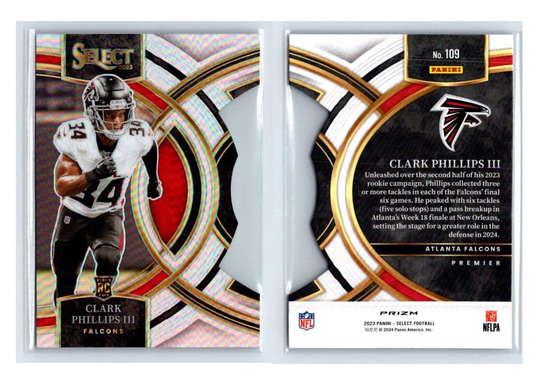 2023 Panini Select Base Set Clark Phillips III #109 card