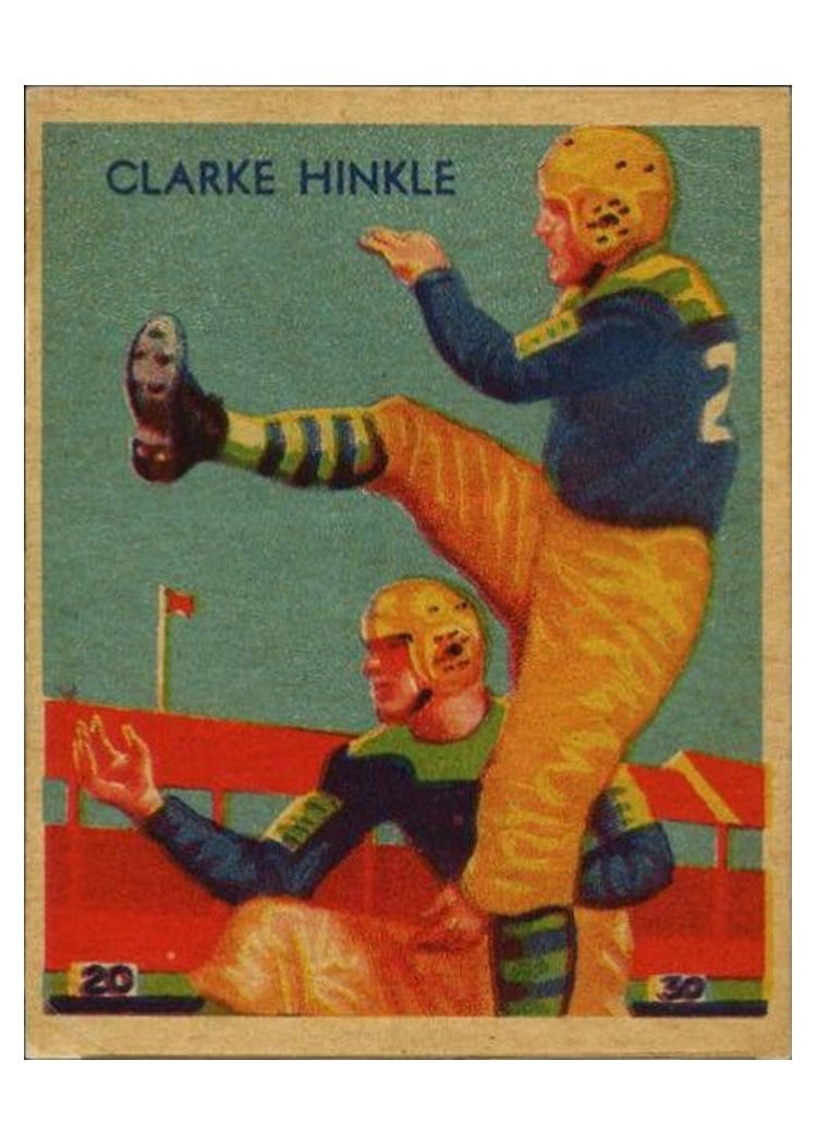 1935 National Chicle Clarke Hinkle #24 card
