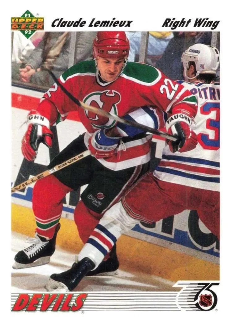 1991 Upper Deck Claude Lemieux #294 card