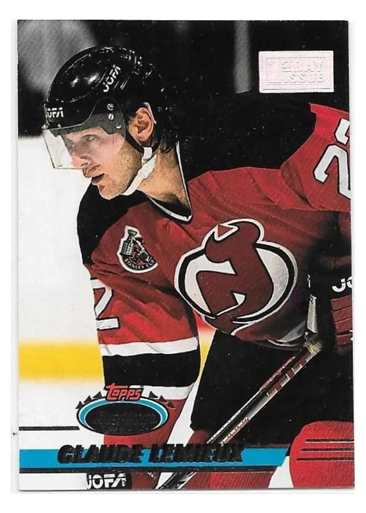 1993 Stadium Club Claude Lemieux #39 card