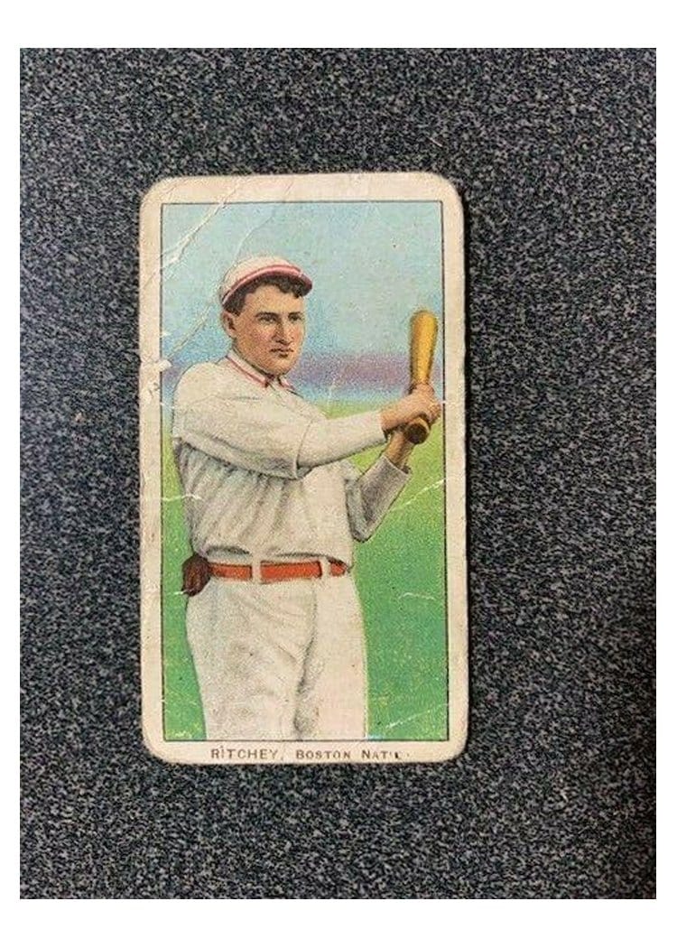 1909 T206 Sweet Caporal 150 Factory 649 Overprint Claude Ritchey card