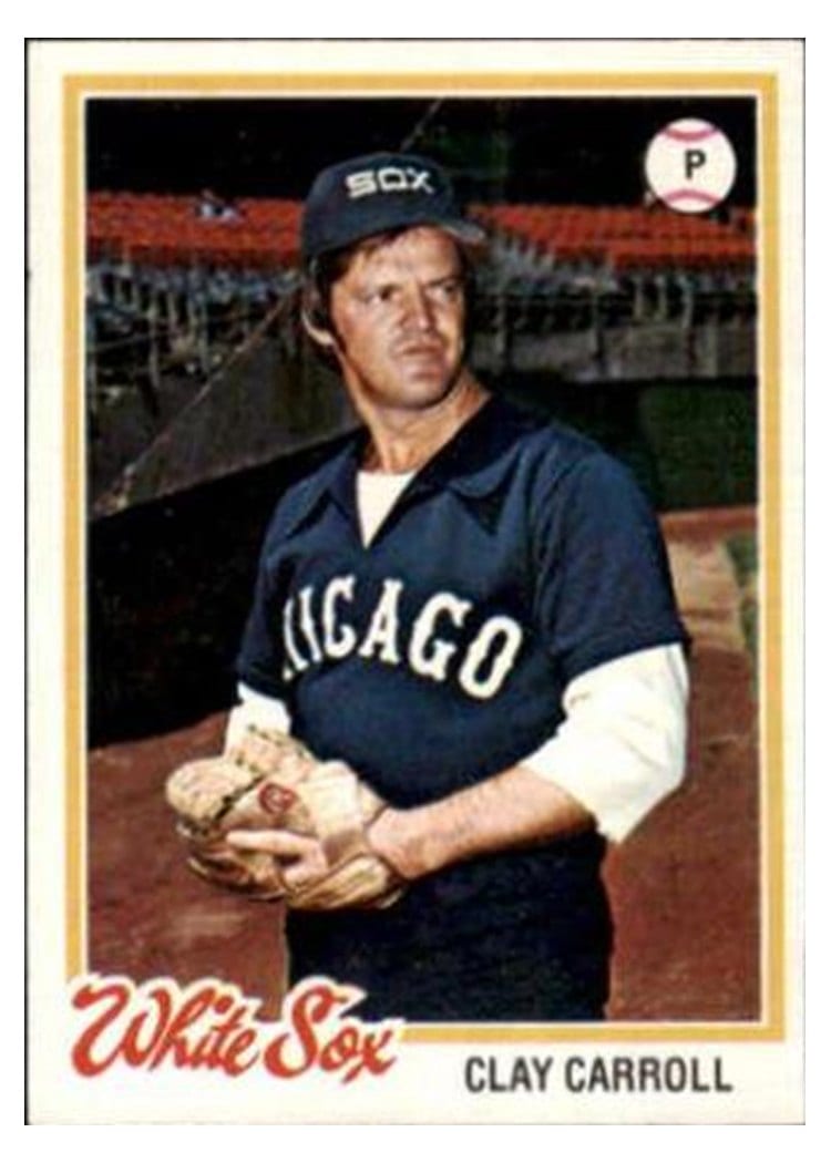 1978 Topps Clay Carroll #615 card