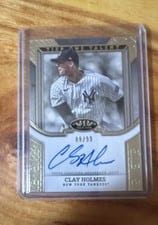 2024 Topps Tier One Talent Autographs Clay Holmes #T1TA-CH card
