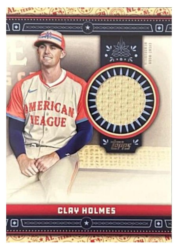 2024 Topps Update All-Star Stitches Relics Clay Holmes #ASR-CH card