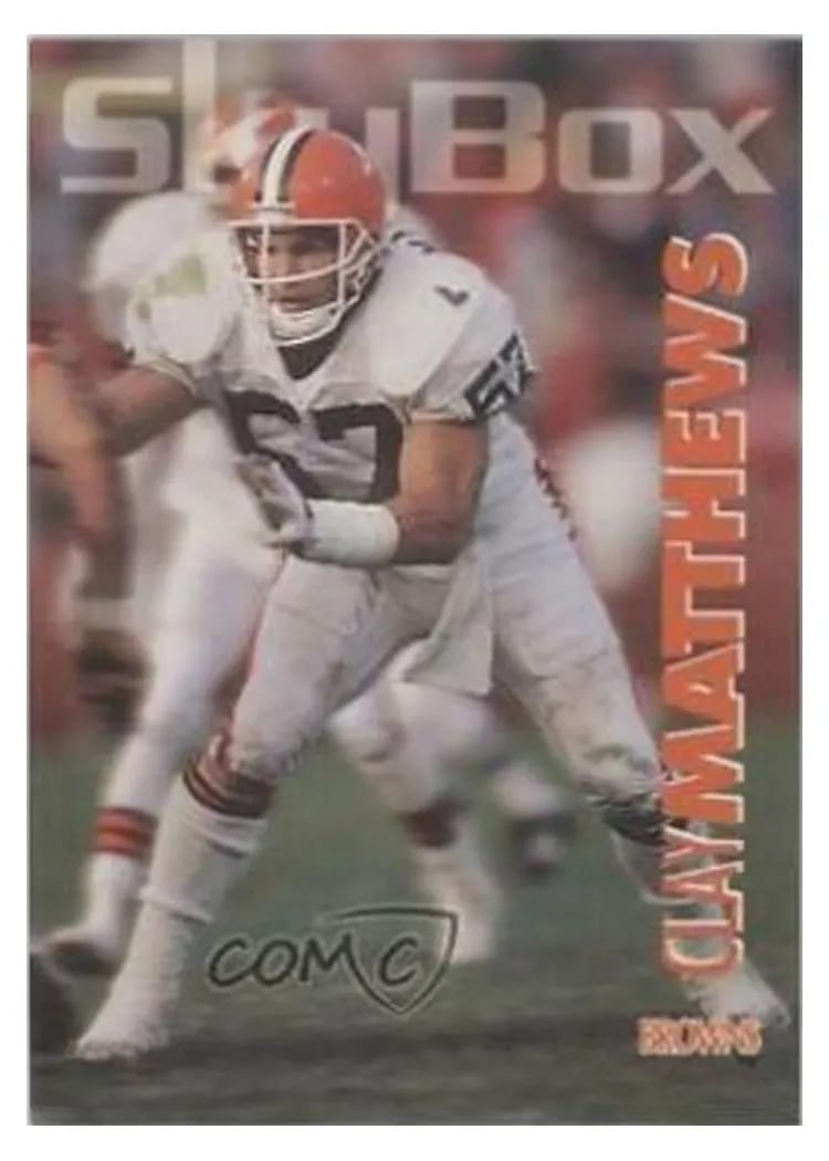 1993 Skybox Impact Clay Matthews #63 card