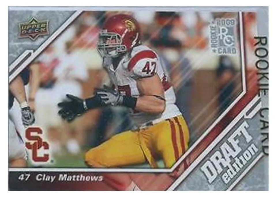 2009 Upper Deck Draft Edition Clay Matthews #101 card