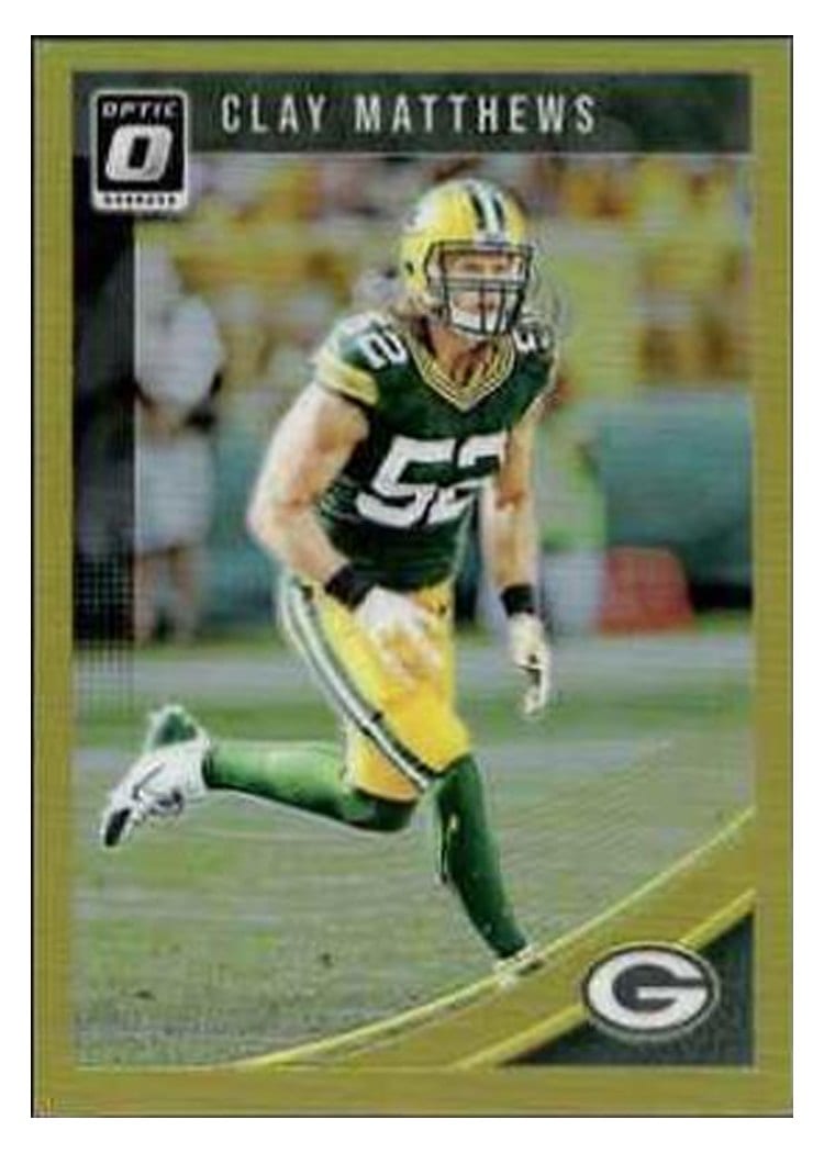 2018 Donruss Optic Base Set Clay Matthews #38 card
