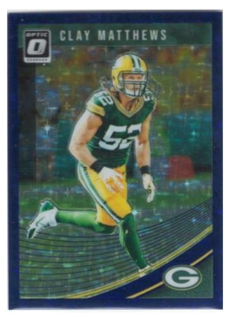 2018 Donruss Optic Base Set Clay Matthews #38 card