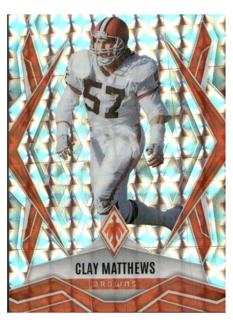 2025 Panini Phoenix Base Set Clay Matthews Jr. Silver Pyramids #149 card