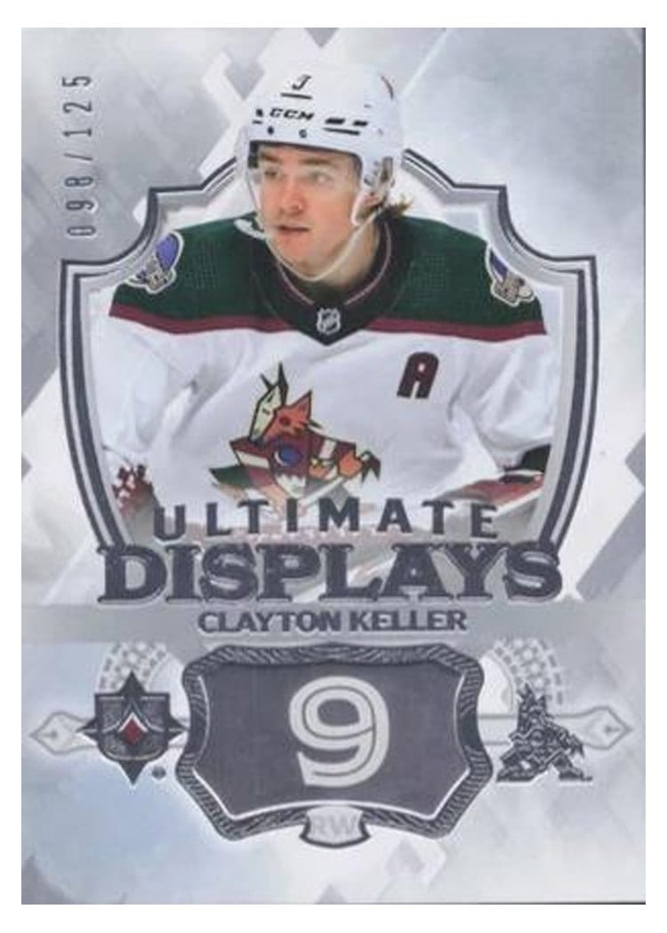 2023-24 Upper Deck Ultimate Collection Ultimate Displays Clayton Keller #UD-CL card