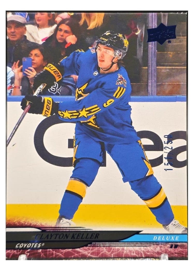 2024-25 Upper Deck Base Set Clayton Keller Deluxe #662 card