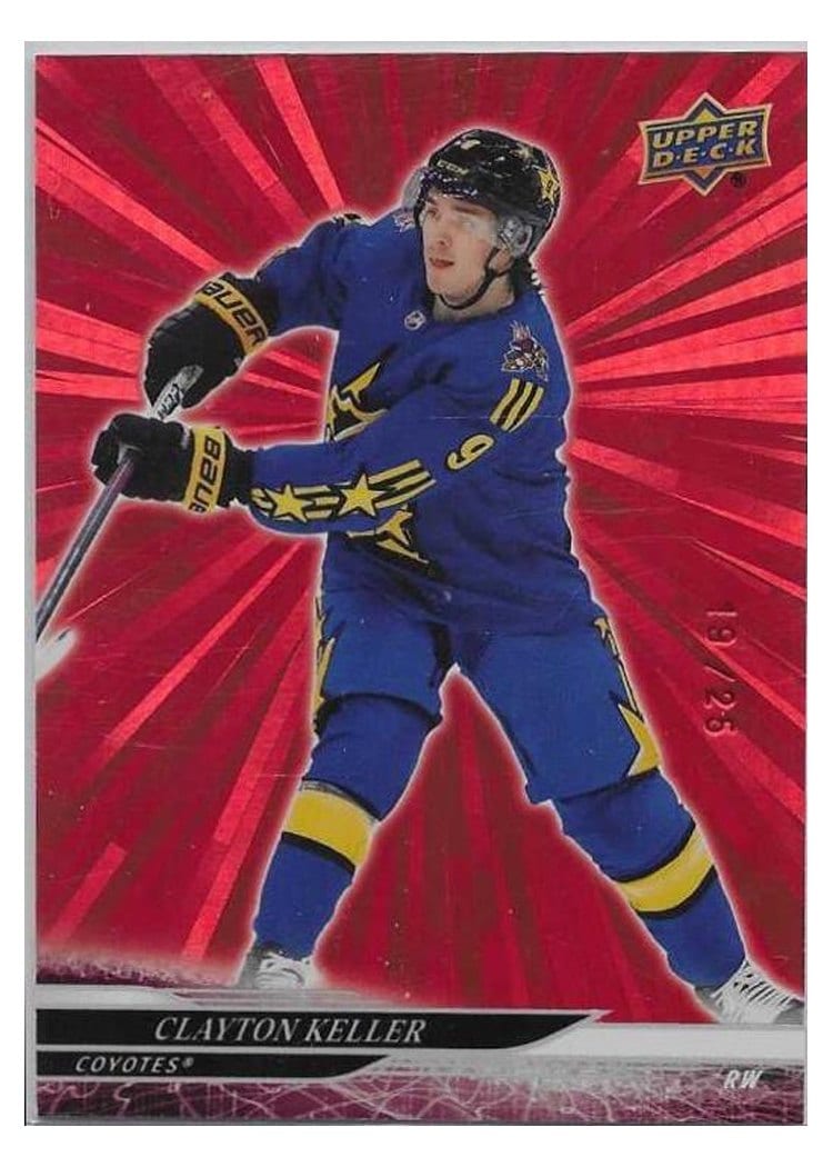 2024-25 Upper Deck Base Set Clayton Keller #662 card