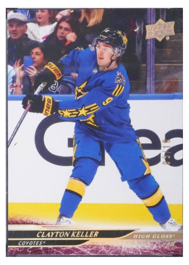 2024-25 Upper Deck Base Set Clayton Keller #662 card