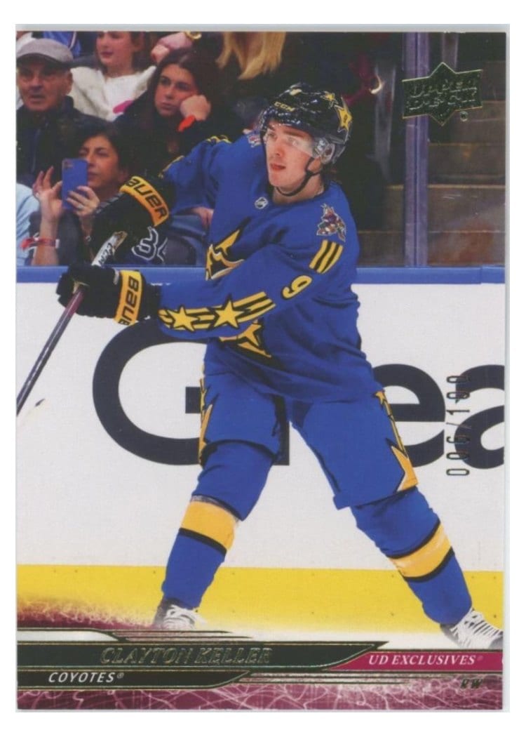 2024-25 Upper Deck Base Set Clayton Keller #662 card