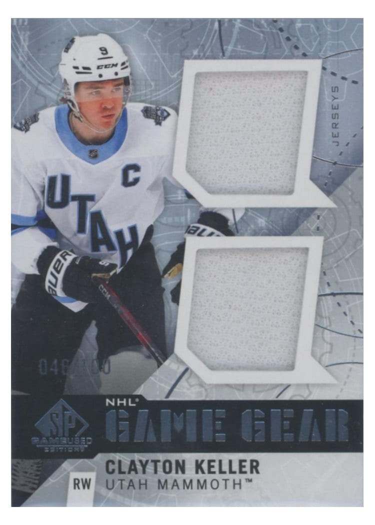 2025-26 SP Game Used Game Gear Clayton Keller #GG-CK card