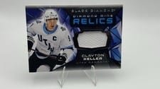 2025-26 Upper Deck Black Diamond Diamond Mine Relics Clayton Keller #DMR-CK card