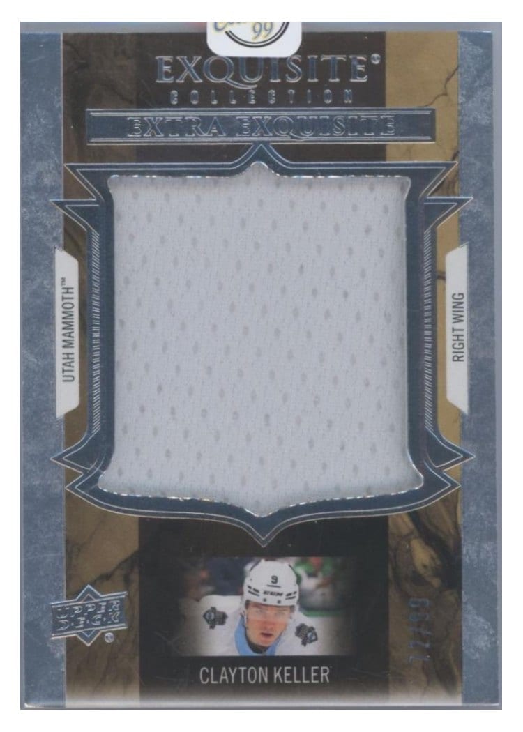 2025-26 Upper Deck Black Diamond Exquisite Extra Exquisite Jersey Clayton Keller #ECE-CK