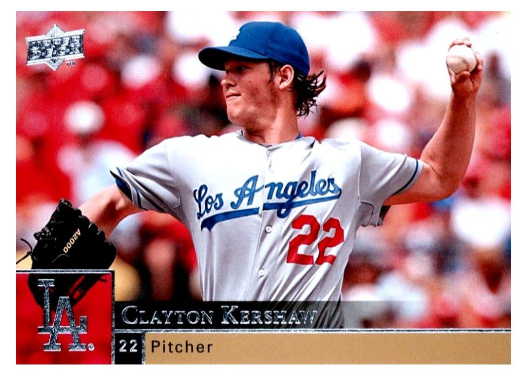 2009 Upper Deck Base Set Clayton Kershaw #210 card
