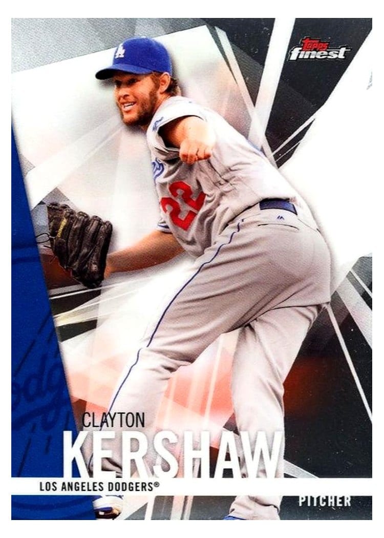 2017 Finest Base Set Clayton Kershaw #50 card