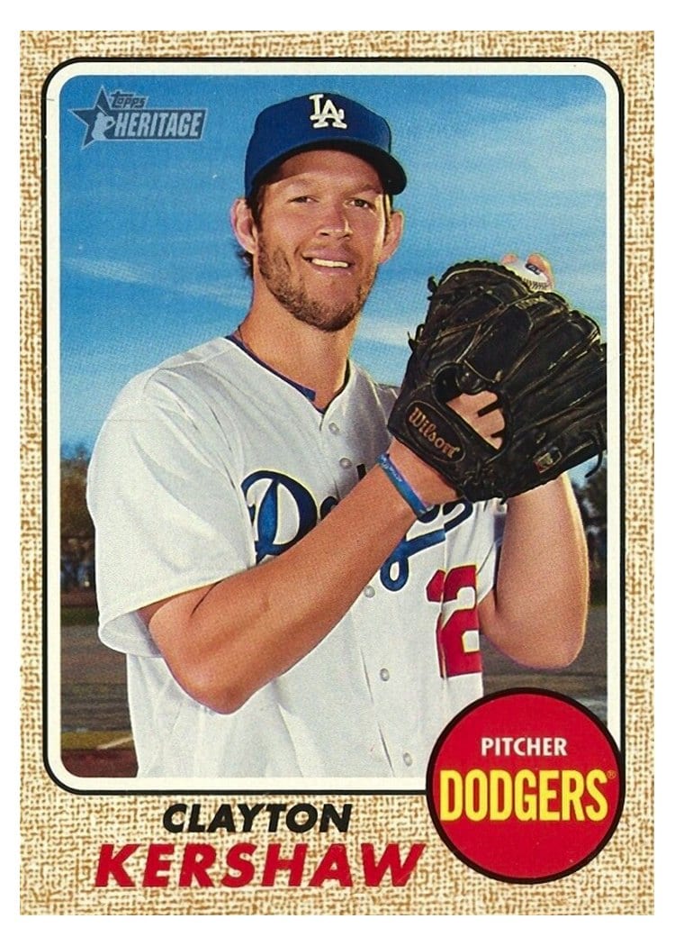 2017 Topps Heritage Base Set Clayton Kershaw #400 card