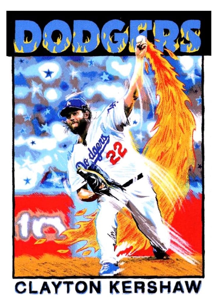 2021 Topps Project70 Base Set Clayton Kershaw #150 card