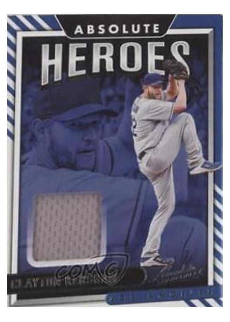 2022 Panini Absolute Heroes Memorabilia Clayton Kershaw #AHM-CK card