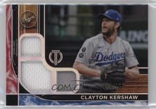 2022 Topps Tribute Triple Relics Clayton Kershaw #TTR-CK card