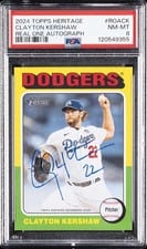 2024 Topps Heritage Real One Autograph Clayton Kershaw #ROACK