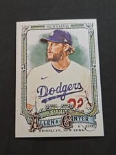 2025 Topps Allen & Ginter Uniform Countdown (Minis) Clayton Kershaw #UC-22 card