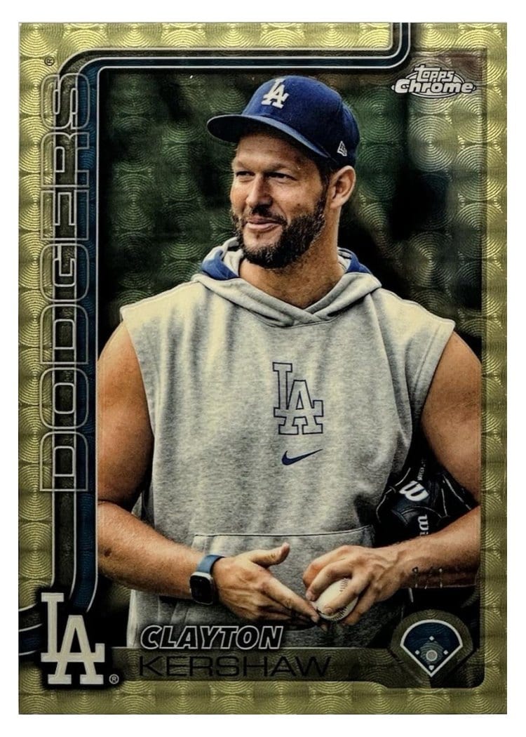 2025 Topps Chrome Clayton Kershaw #88 card