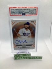 2025 Topps Chrome Black Ivory Autographs Clayton Kershaw #IVA-CK card