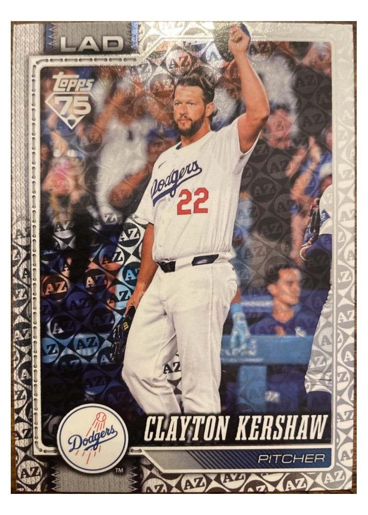 2026 Topps Clayton Kershaw #22 card