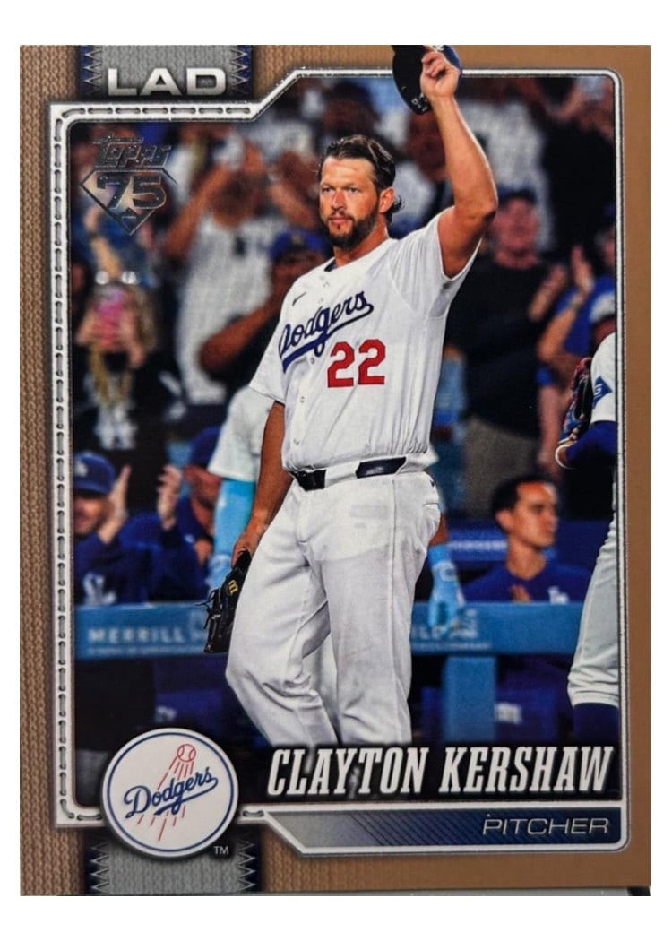 2026 Topps Clayton Kershaw #22 card
