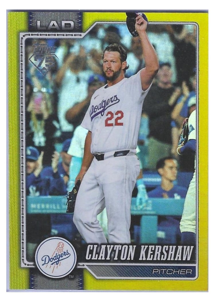 2026 Topps Clayton Kershaw #22 card